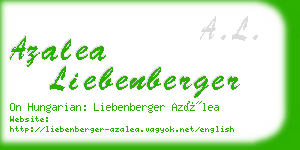 azalea liebenberger business card